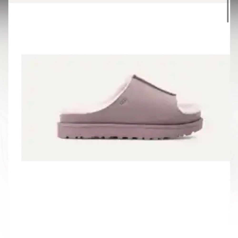 UGG Women's Pink Slide Slippers - Picture 2 of 5